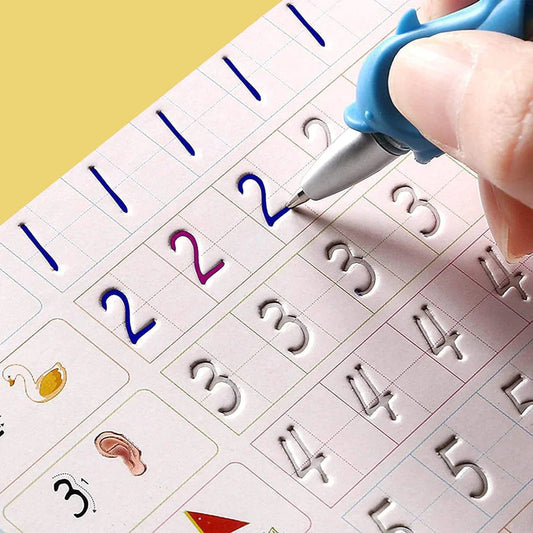 MAGIC BOOK ( 4 BOOK + 8 REFILL+ 1 PEN + 1 PEN GRIP ) FREE SHIPPING