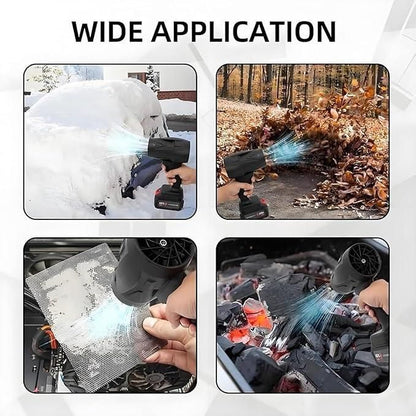 Air Blower - Lightweight Portable TurboDry Cordless Car Dryer,Rechargeable Battery, Safety Switch for Fast Drying